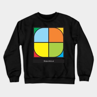 Squircle Abstract Pattern - Mathematical Curve - Hardcore Nerd Crewneck Sweatshirt